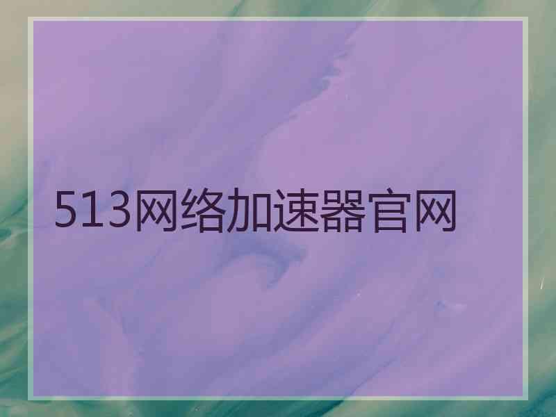 513网络加速器官网