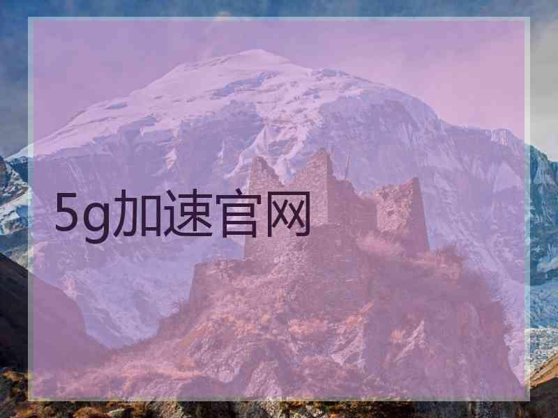 5g加速官网