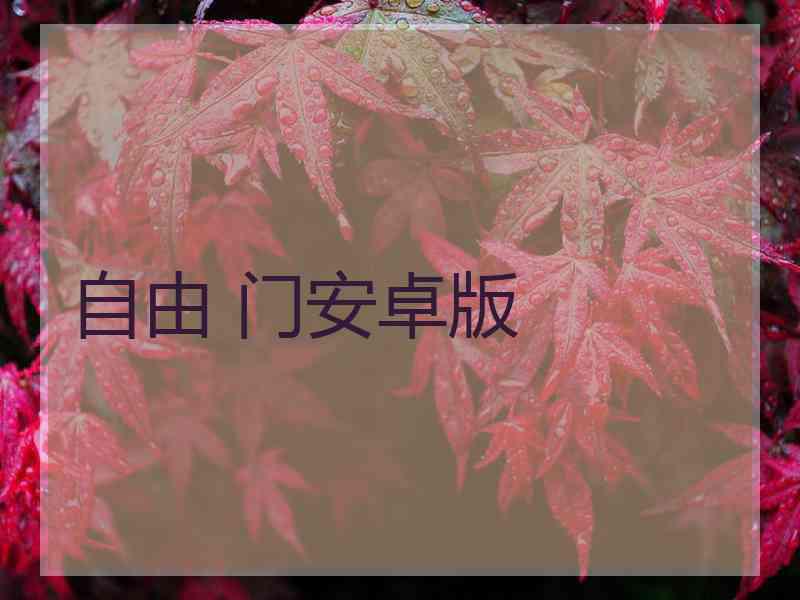 自由 门安卓版
